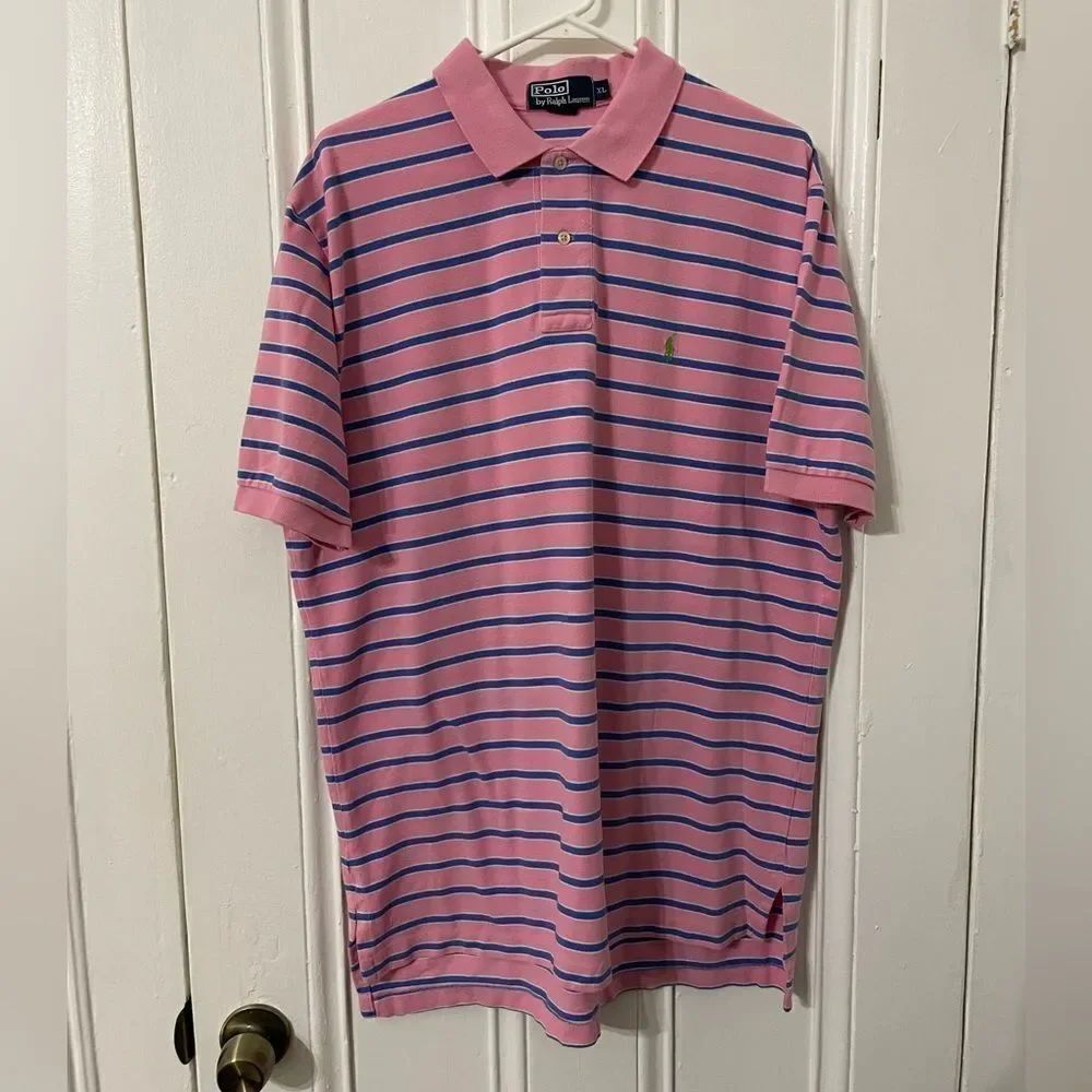 VINTAGE Polo Ralph Lauren short sleeve collar shirt